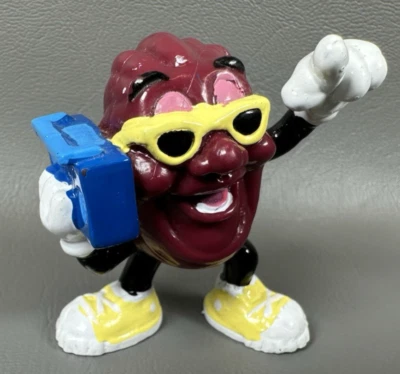 California Raisins Hardees Series #2 1988 Captain Toonz – blue radio / white sun - Image 1 of 4