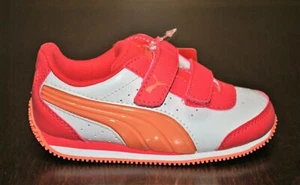 PUMA Girls' SpeedPower Pink Light-Up Hook & Loop Sneakers - Size 5 Toddler - Picture 1 of 5