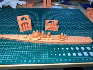 3D Printed 1/700 U.S. Navy Wichita-class Heavy Cruiser Unpainted Model Kit - Picture 1 of 7