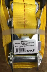Buyers 5483000 30 Foot Commercial Grade Ratchet Tie Down with Double J-Hooks - Picture 1 of 4