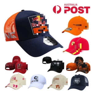 Men Baseball Cap Motorcycle Racing Team Hat Football Snapback Peaked Caps Boy AU - Picture 1 of 22
