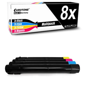 8x Cartridge for Xerox Workcentre 7435-FLX 7435-R 7428-RX 7425-RLX 7435-RLX - Picture 1 of 4