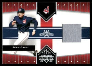 #134 Sean Casey 2005 Donruss Champions Impressions Material - Picture 1 of 2