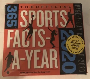 2020 Sports Facts A-Year Calendar - Picture 1 of 2