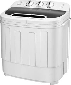 Twin Tub Washing Machine Portable 13lb Laundry Washer Apartment Dorm College RV - Picture 1 of 11