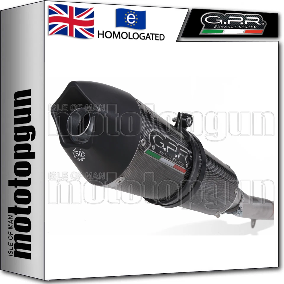 GPR EXHAUST HOM GPE ANNIVERSARY POPPY DUCATI HYPERSTRADA 821 2013 13 2014 14 - Image 1 of 3