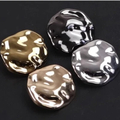 6pcs Irregular Buttons Material Craft for Overcoat Suit Coat Jacket Decor DIY - Image 1 of 4
