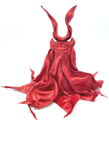KC-C-SPD-DLX: 1/12 Custom Deluxe Red wired cape for McFarlane Spawn (No Figure) Cover