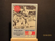 1988 Kentucky Soviet Program Insert #6 Scott Boley Factory Cut No Perforations
