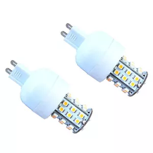 2-Pack G9 36-SMD 3528 Corn Bulbs LED Light Warm White 3W AC 120V Lamp - Picture 1 of 7