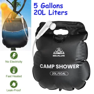 Campingdusche Solardusche 20L Solar Wassersack Outdoor Garten Solar Duschtasche - Bild 1 von 13