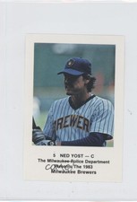 1983 Milwaukee Brewers Milwaukee Police Ned Yost #5