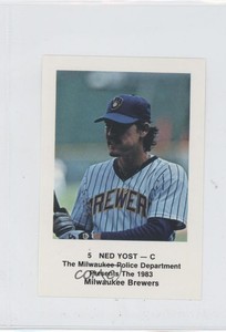 1983 Milwaukee Brewers Milwaukee Police Ned Yost #5
