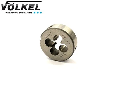 Filiera 12-28 UNF Filettatura Americana Passo Fine in HSS Marca VOLKEL