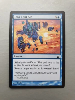 Into Thin Air , MTG Fifth Dawn (2004). Common Blue Instant NM - Image 1 of 2