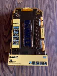 DEWALT Ratchet + Socket Set 1/4 in. Drive SAE + Metric Intermediate (25-Piece) - Picture 1 of 7