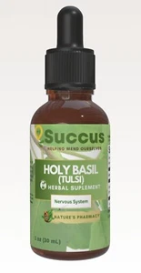 Holy Basil (Tulsi) Tincture -Nervous System - Picture 1 of 2