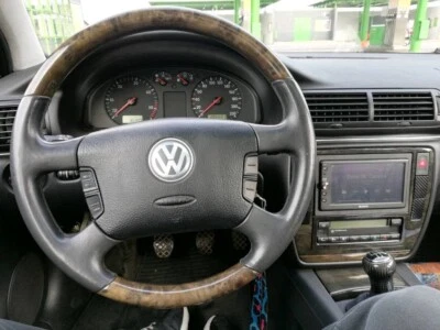 Holzlenkrad Lederlenkrad VW Golf IV Bora Passat 3B 3BG T5 Multifunktionslenkrad - Bild 1 von 4
