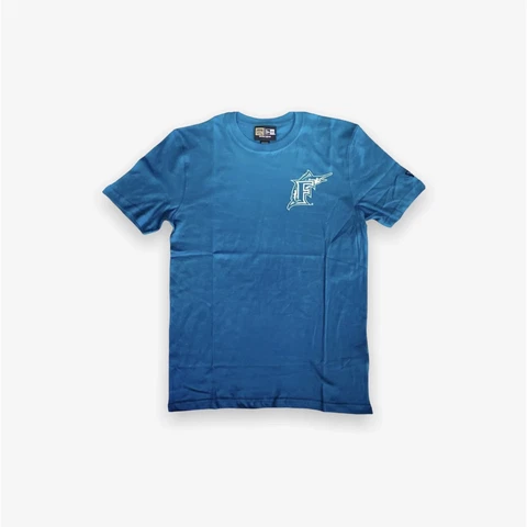 Men's New Era Aqua MLB Florida Marlins T-Shirt (13090956) Cover
