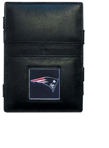 NEW ENGLAND PATRIOTS MENS JACOB'S LADDER STYLE LEATHER WALLET Cover