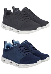 NUEVO CON ETIQUETAS Zapatillas Skechers Hombres Glide-Lite Espuma con Memoria Azul Marino Negro Talla 8-13 $80 2SH015 - Imagen 1 de 7