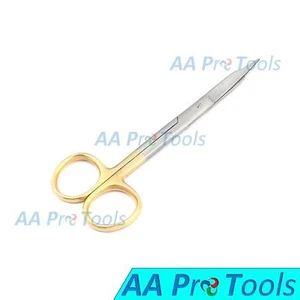 GOLDMAN Fox Schere gerade vergoldet dental chirurgische Instrumente - Bild 1 von 3