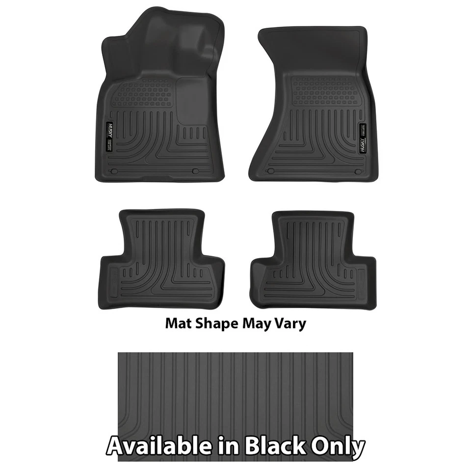 Forros de piso delanteros y segundo asiento Husky Weatherbeater Series - Elección de color Foto 1 de 1