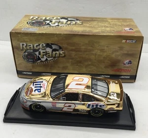 RARE-RACE FANS RUSTY WALLACE 2001 TAURUS #2 MILLER LITE / HD - GOLD - Picture 1 of 10