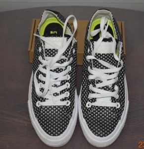 Converse Chuck Taylor II Ox Black 155461C Mens Size 8.5 Women's 10.5 - Picture 1 of 5
