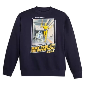 Disney Parks Star Wars May the 4th Be With You 2024 Long Sleeve Shirt LARGE - Picture 1 of 1
