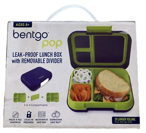 Bentgo Pop Leak-Proof Bento-Style Lunch Box With Removable Divider 3.4 Cup NEW - Picture 1 of 3