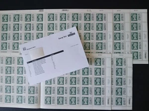 50 2nd Class LARGE, New, Genuine Royal Mail Barcoded Postage stamps, Swap Out. - Picture 1 of 1