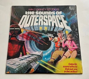 1981 THE SOUNDS OF OUTERSPACE Disneyland Records SHRINK - Galactic SOUND EFFECTS - Picture 1 of 5