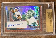 ‼️ 2023 Leaf Metal MALACHI NELSON Slab Auto True #1/1 USC Trojans Pigskin Prizm