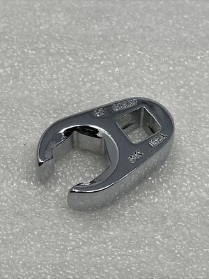 SK PROFESSIONAL TOOLS 15mm SK Tools Flare Nut Crowfoot Wrench, 3/8” Drive, 6 Point, USA Made, 42315