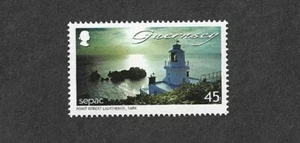 Lighthouses -Point Robert Lighthouse - Sark mnh-45p value change - Picture 1 of 1