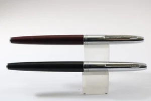 Vintage (c1953-60) Waterman C/C Fountain Pens, 2 Different Finishes, UK Seller - Foto 1 di 19