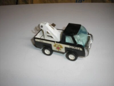 Vintage 4 3/4" long Buddy L Patrol Police Wrecker Tow Truck Free SHIPPING - Image 1 of 4