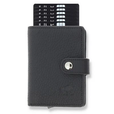 Solo Pelle Leder Geldbörse Q-Wallet mit integriertem Kartenetui für 15 Karten + - Bild 1 von 4