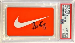 Scarpe Nike Phil Knight CEO Jordan firmate marchio auto carta regalo PSA DNA #5 - Foto 1 di 1