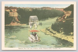 Spanish Aero Car over Niagara Gorge, Niagara Falls Canada Unposted Postcard - Picture 1 of 2