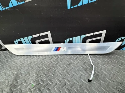 2016-2022 BMW G12 750LI M Rear Left Door Sill Trim Illuminated Scuff Plate - Image 1 of 4