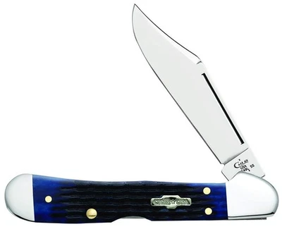 Cuchillo de bolsillo Case Mini Copperlock hueso azul hoja de acero inoxidable de 3,5 pulgadas Foto 1 de 4