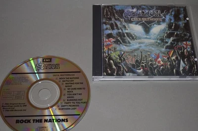 Saxon – Rock The Nations / EMI 1988 / England / Early Press - Bild 1 von 2