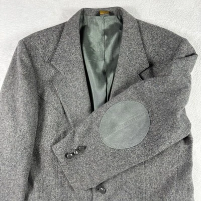 Chaqueta deportiva Farah Blazer para hombre 42R ropa de campo lana parche en el codo occidental tweed Foto 1 de 4