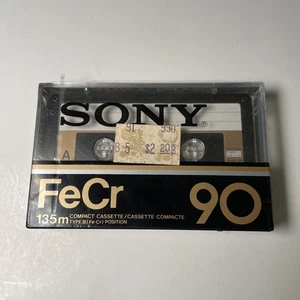 Sony FeCr 90 Type III Position Cassette Tape Made in Japan - New -  - Picture 1 of 5