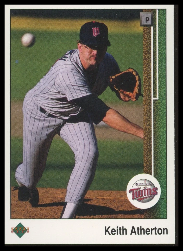 1989 Upper Deck #599 Keith Atherton Minnesota Twins - Image 1 of 1