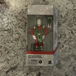 Figura Navidad Star Wars Black Series Holiday Edition Protocol Droid C-3PO 6" - Imagen 1 de 6