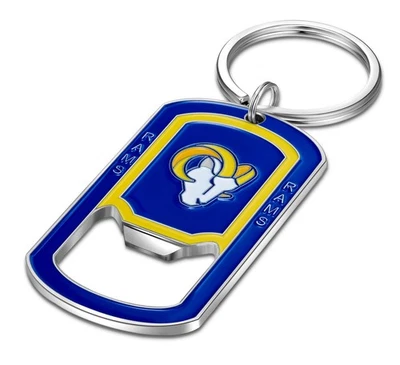 Los Angeles Rams Officially Licensed NFL Bottle Opener Key Chain - Keychain Gift - Image 1 of 2