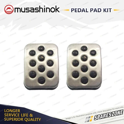 2 Pcs Brake + Clutch Pedal Pads for Holden Barina Combo Tigra XC 1.4L 1.6L 1.8L - image 1 of 2